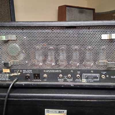 Ampeg SVT "Curved Line" 300-Watt Bass Amp Head Svetlana Winged C 6550 image 7