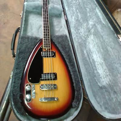 Vox Teardrop bass lefty  sunburst image 1