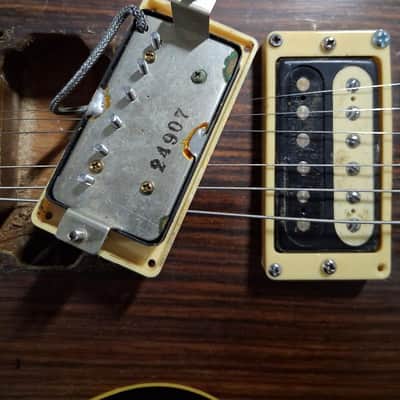 Vintage 1974 Lincoln Les Paul Custom "Natural Exotic Wood" Maxon Super 70's OHSC Matsumoku image 15