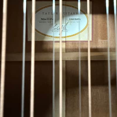 Taylor 562ce 12-Fret 12-String : 2016 : Shaded Edgeburst image 3