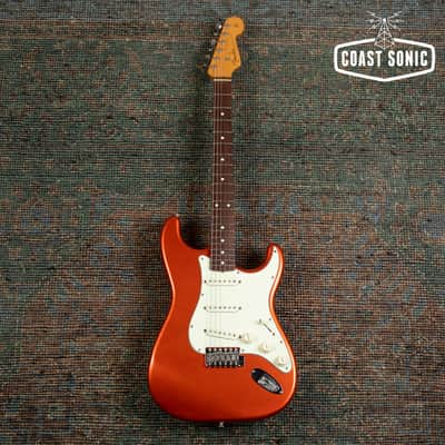 2017 Fender Traditional 60s Stratocaster Made in Japan Rare Candy Tangerine image 2