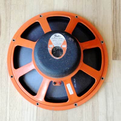JBL D130F Orange Frame Fender Label Vintage 15" Speaker 8 ohm D130 D140 image 1