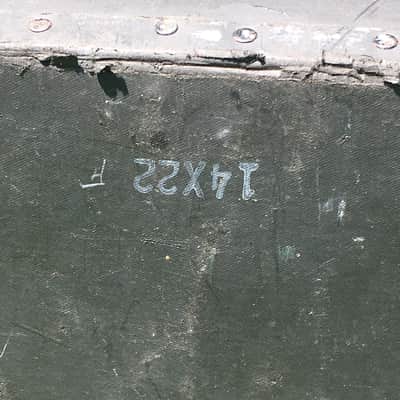 Vintage Made In USA Gretsch Brooklyn 1960s/70s Hard Bass Drum Case Luggage 14x22 image 6