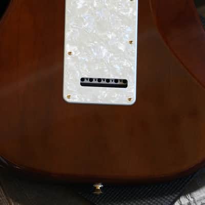 Unplayed! 2026 Fender Mod Shop Stratocaster w/ Rosewood Neck Electric Guitar Walnut w/ Gold + COA OHSC image 16