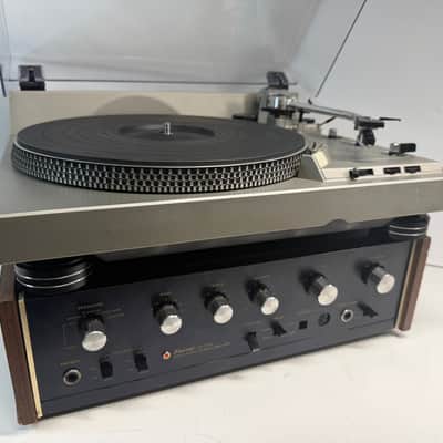 Sansui AU-505 + Technics SL-1950 Turntable Vintage Stereo System Tested image 1