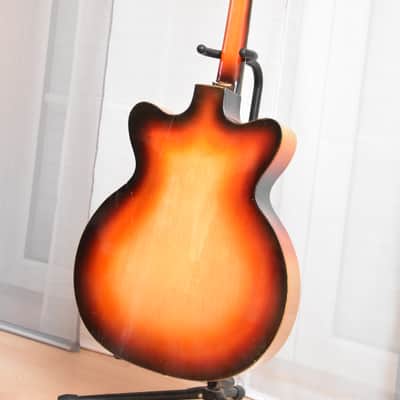 Hüttl Archtop – 1960s German Vintage Sharkfin Jazz Guitar / Gitarre image 14