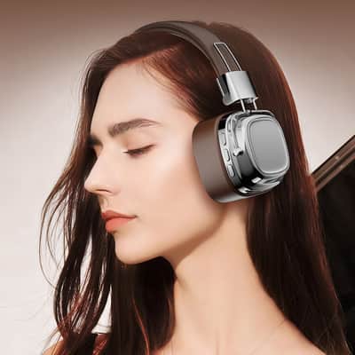 Retro Wireless Headphones – Active Noise Cancelling, Hi-Fi Bass, Bluetooth 5.3 image 6