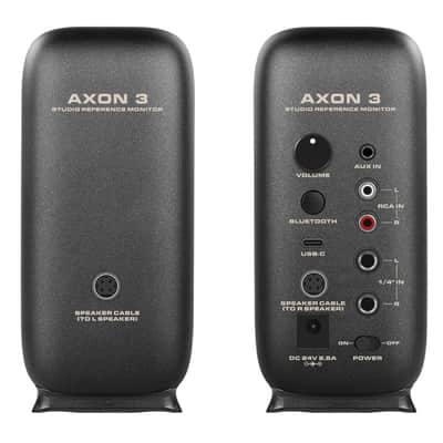 Nux Axon 3 Nearfield Studio Monitors - Black image 2