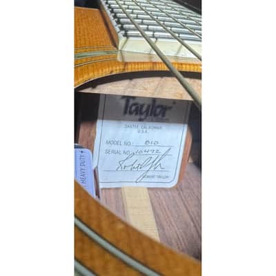 1990 Taylor 810 Solid Spruce Top Acoustic-Electric Guitar image 8