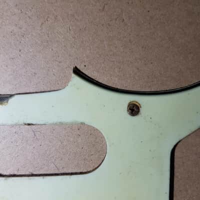 1963 FENDER JAGUAR USA PICKGUARD MINT GREEN for CUSTOM COLOUR BODIES image 3