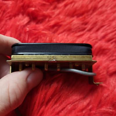 1980's - 1990's Fernandes Burny VH-3 Humbucker - Black With Gold Pole Screws - 8.30K Ohm - Ceramic Magnet - Made in Japan MIJ image 8