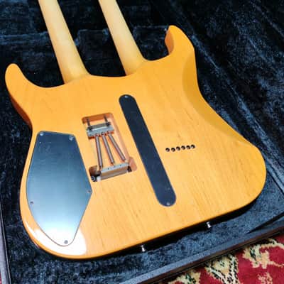 [SUMMER SALE] ESP Custom Order George Lynch Double Neck, Birdseye Maple, Natural Quilted Maple, Lawsuit Banana Headstock, MIJ Japan image 21