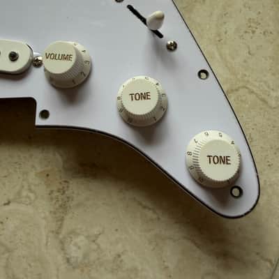 Stratocaster Style Loaded Pickguard & Backplate w/mounting screws image 4