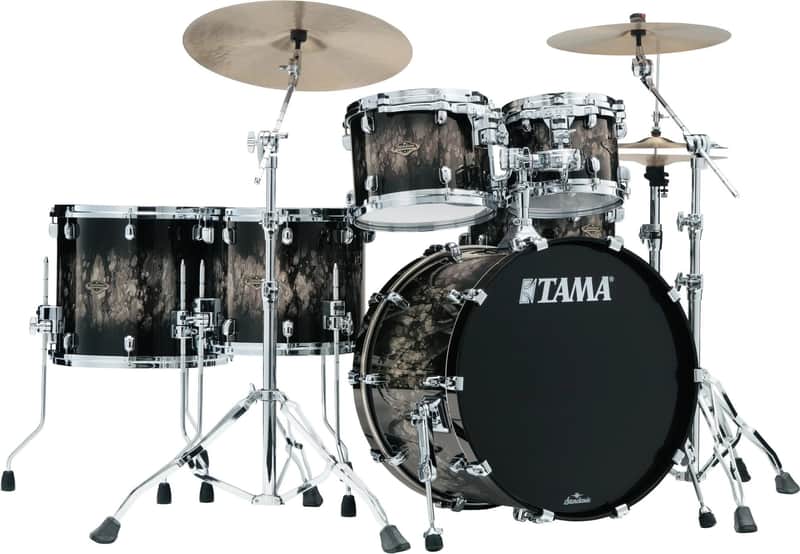 Tama Starclassic Walnut/Birch 5 Piece Shell Pack in Molten Platinum Burst image 1