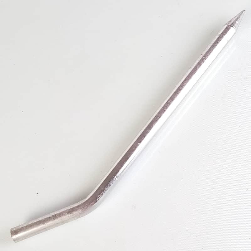 Camco Bass Drum Spur 45-Degree Disappearing Style Angled 3/8" Vintage 60s Chrome image 1