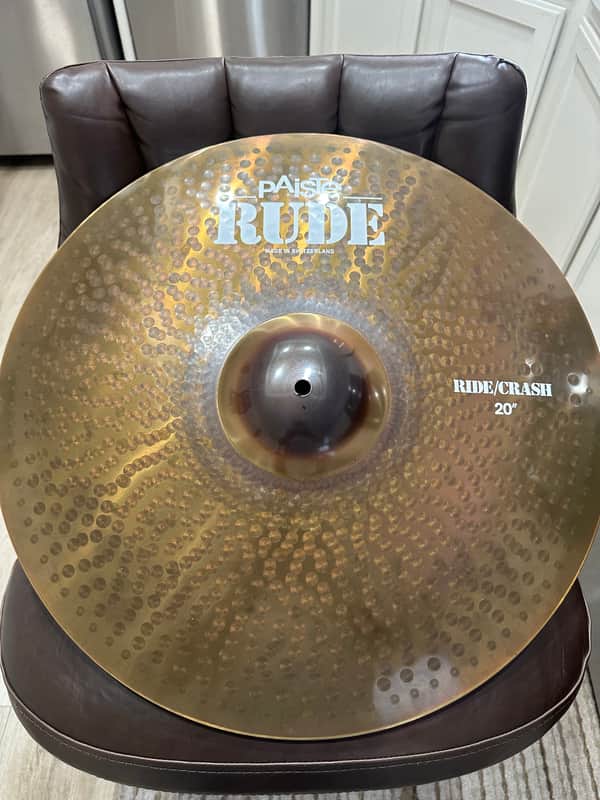 Paiste 20" RUDE Ride/Crash Cymbal 1999 - Present - Raw image 1