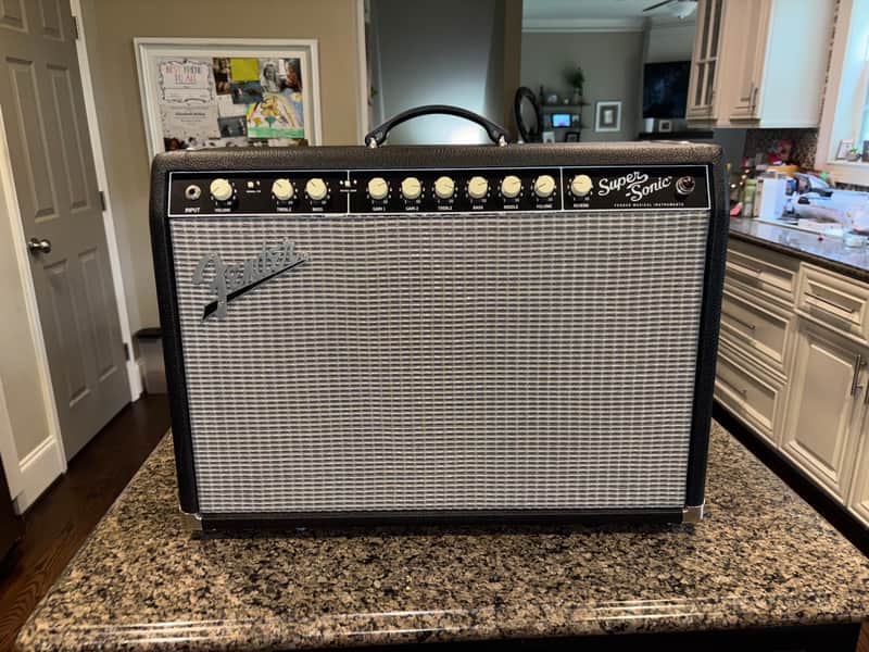 Fender Super-Sonic 22 2-Channel 22-Watt 1x12" Guitar Combo 2010 - Present - Black