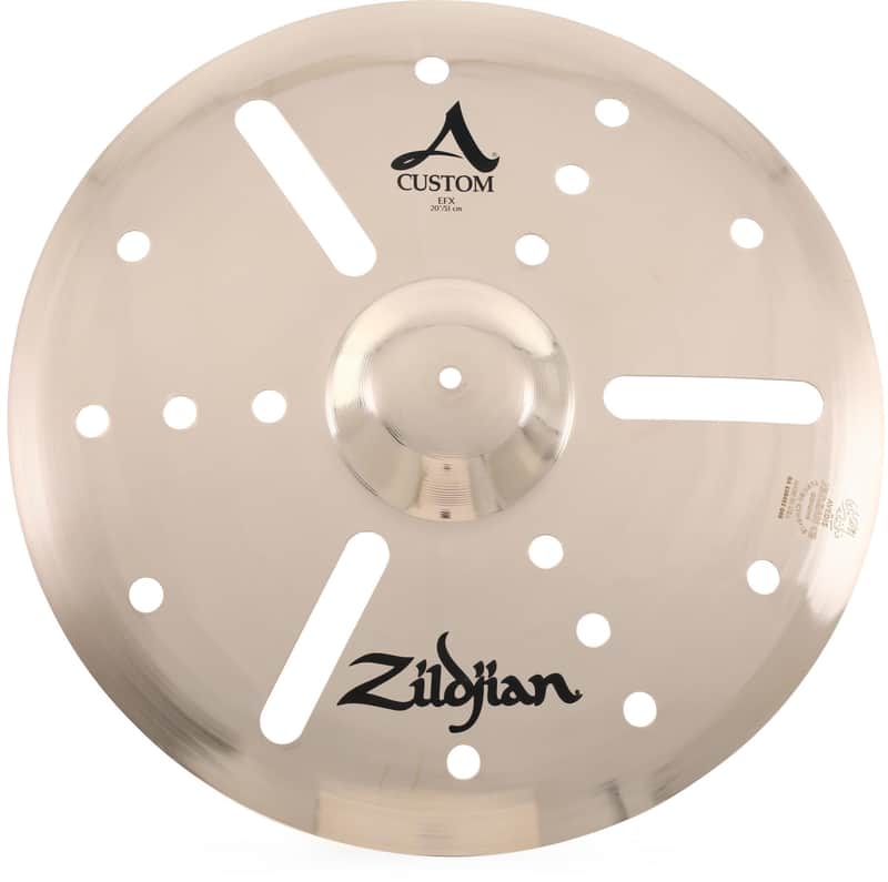 Zildjian 20 inch A Custom EFX Crash Cymbal (3-pack) Bundle image 1
