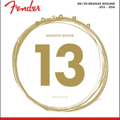 Fender 70M AuriSonic 80/20 Bronze Acoustic Guitar Strings Set - MEDIUM 13-56 image 4