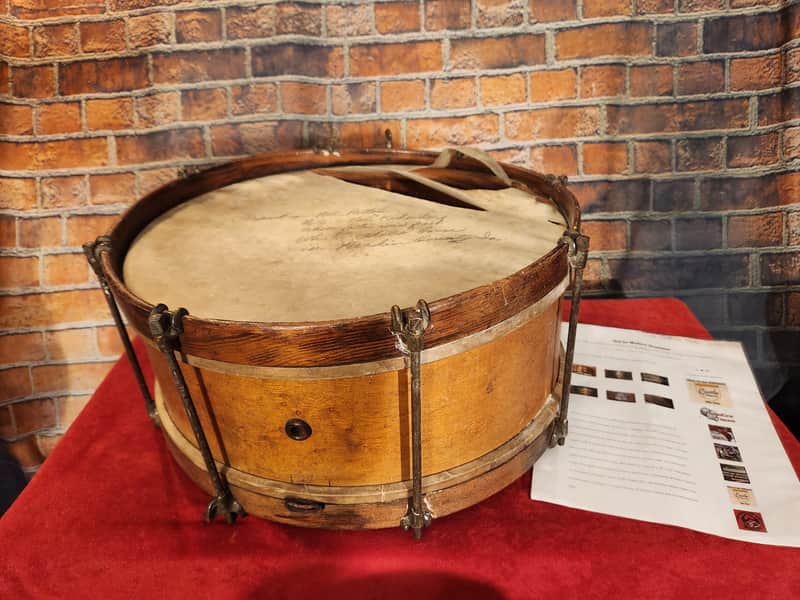 Lyon And Healy Military Marching Snare 1909 image 1