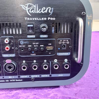 Falken Traveller PRO * battery-powered acoustic amplifier with an average battery life of 8 hours * six independent channels + chourus and reverb * with backpack image 5