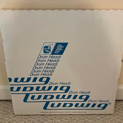NOS Ludwig 16” Rockers Smooth Black drumhead image 3
