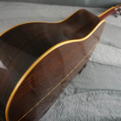 1970s Yamaki F-150 Dreadnought Acoustic Guitar MIJ w/ Hard Case image 21