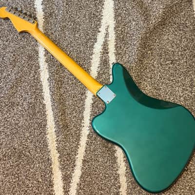 Clean! 2000 Fender Japan JM66-80 Jazzmaster Reissue MIJ CIJ Ocean Turquoise Metallic OTM w/Matching Headstock Tokai/Dyna Factory Era image 9