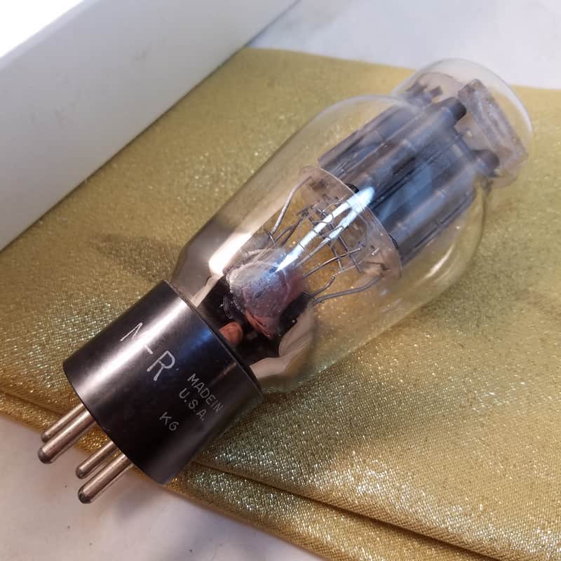 RCA 2% Tight Matched Pair (2) 2A3 AT1000 TESTED Vacuum Tubes black S plate hifi Power Triode 1936-1954 image 1