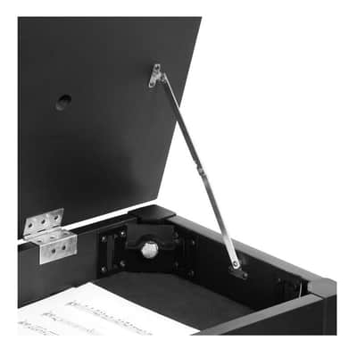On-Stage KB8904B Furniture-Style Flip-Top Duet Piano Bench - Black image 4