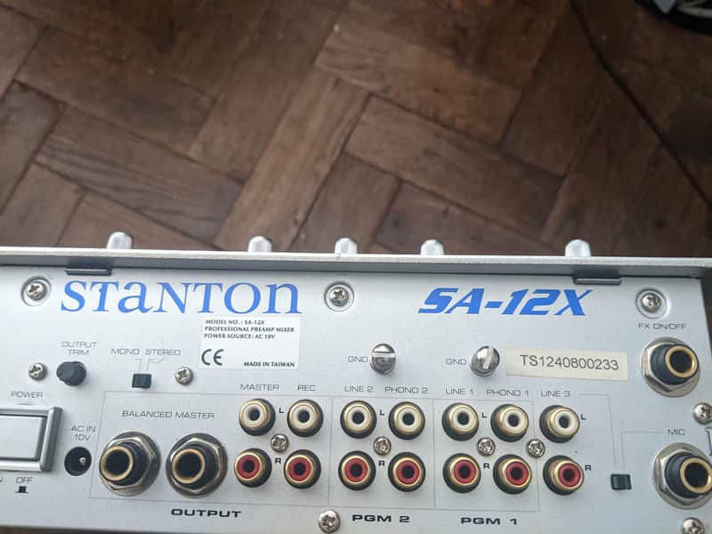 Stanton SA-12X Mixer Silver | Reverb