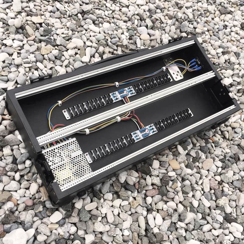 6U Eurorack Case Powered, 120 or 126 hp, modular synthesizer, patched resealable image 1
