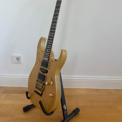 Ibanez RRG6 Custom Made Natural Ash Reverse Headstock Spot Model 1994 FujiGen Japan RG670 image 10