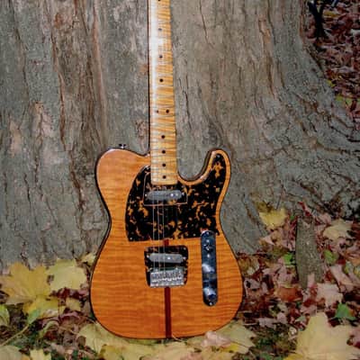 H. S. Anderson Madcat (Prince Tele) 1972 Flame Maple - RARE image 2