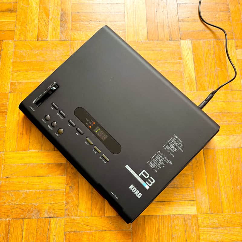 Korg P3 Piano Sound Module and Midi Module Box made in Japan in 1990's! With compatible Power Supply! image 1