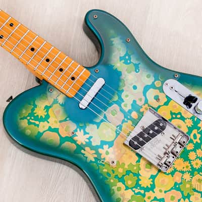 1987 Fender Telecaster Blue Flower '69 Vintage Reissue TL69-75, Collector-Grade, Japan MIJ Fujigen image 7