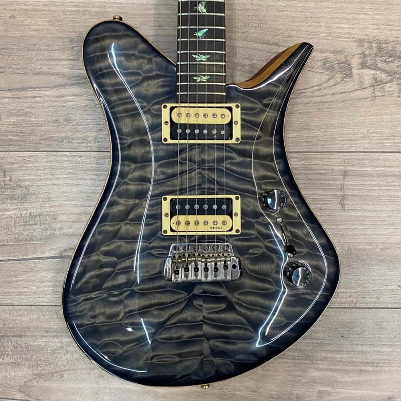 Brogi Vanguard Custom Guitar 2007 Black Transparent image 1