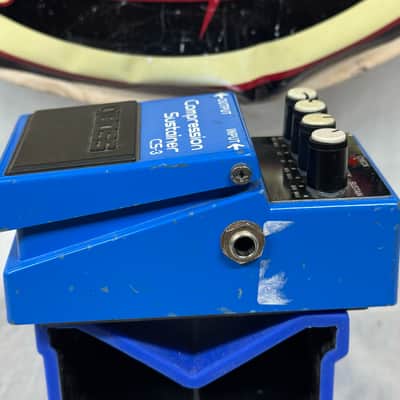 Boss CS-3 cs3 Compression Sustainer Compressor Pedal - ACA 12-volt power (likely Black Label / MIJ) image 4