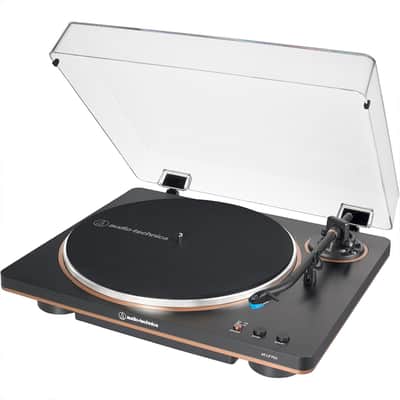 Audio-Technica AT-LP70X-BZ Fully Automatic Turntable w/ Record Care Bundle image 3