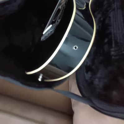 1980's Black  Kramer Danny Ferrington Acoustic / Electric guitar /Gator Case image 9