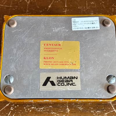 Klon Centaur Professional Overdrive Boost Pedal Gold color image 3