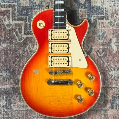 2012 Gibson Custom Shop Ace Frehley Budokan 1974 Les Paul Custom Aged Cherry Sunburst Signature Electric Guitar W/ Original Hardshell Case & Paperwork! image 7