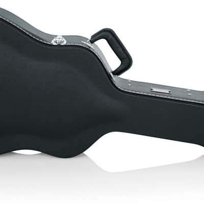 Gator - GW-DREAD - Dreadnaught Guitar Deluxe Wood Case - Black (GW-DREAD) image 13