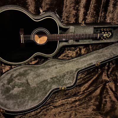 Guild JF30 Black Maple Jumbo Archback Westerly Built 1996 Guild Acoustic Electric w/ Original Case image 12