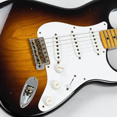 Fender Fender Custom Shop 70th Ltd Edition 1954 Stratocaster Journeyman Relic 2025 - sunburst image 3