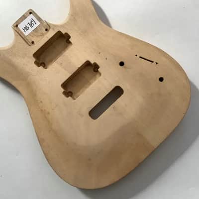 HH Unfinished Basswood Guitar Strat Style Body DIY Project image 4