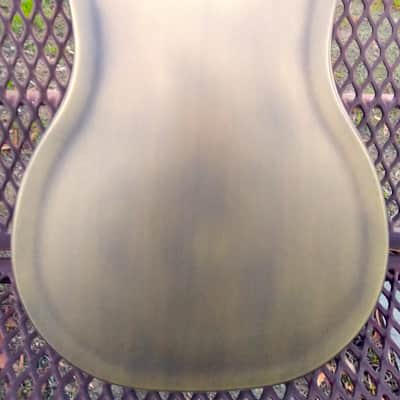 National Reso-Phonic 2023 NRP Custom Antique Brass Deluxe 12 Fret w/ Charlie Christian Pickup & Waverlys image 2