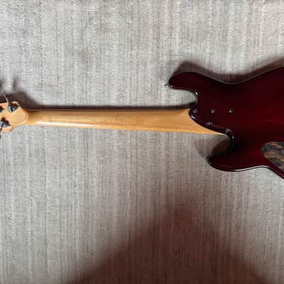 Curbow Custom 6 String Jazz Bass 2005 - Flame Maple image 5