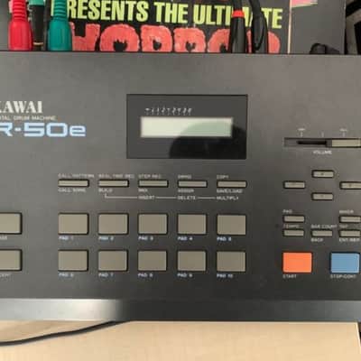 Kawai R50e - RARE collectable Drum Machine (1987) “Wax Trax Icons”: Kawai R50e / Kawai R100 / Simmons / Roland R8 / Boss DR660 / Yamaha RX5 / Yamaha RY30 image 3