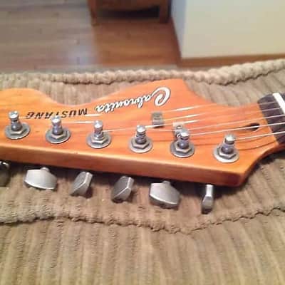 Luthiers Vault Custom Shop Carbonita Mustang Partscaster Relic - Flat Worn White image 7